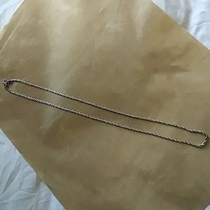 26 inch stainless steel rope chain